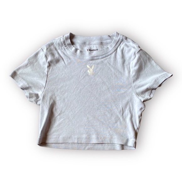 PacSun Tops Baby Blue Playboy By Pacsun Poshmark